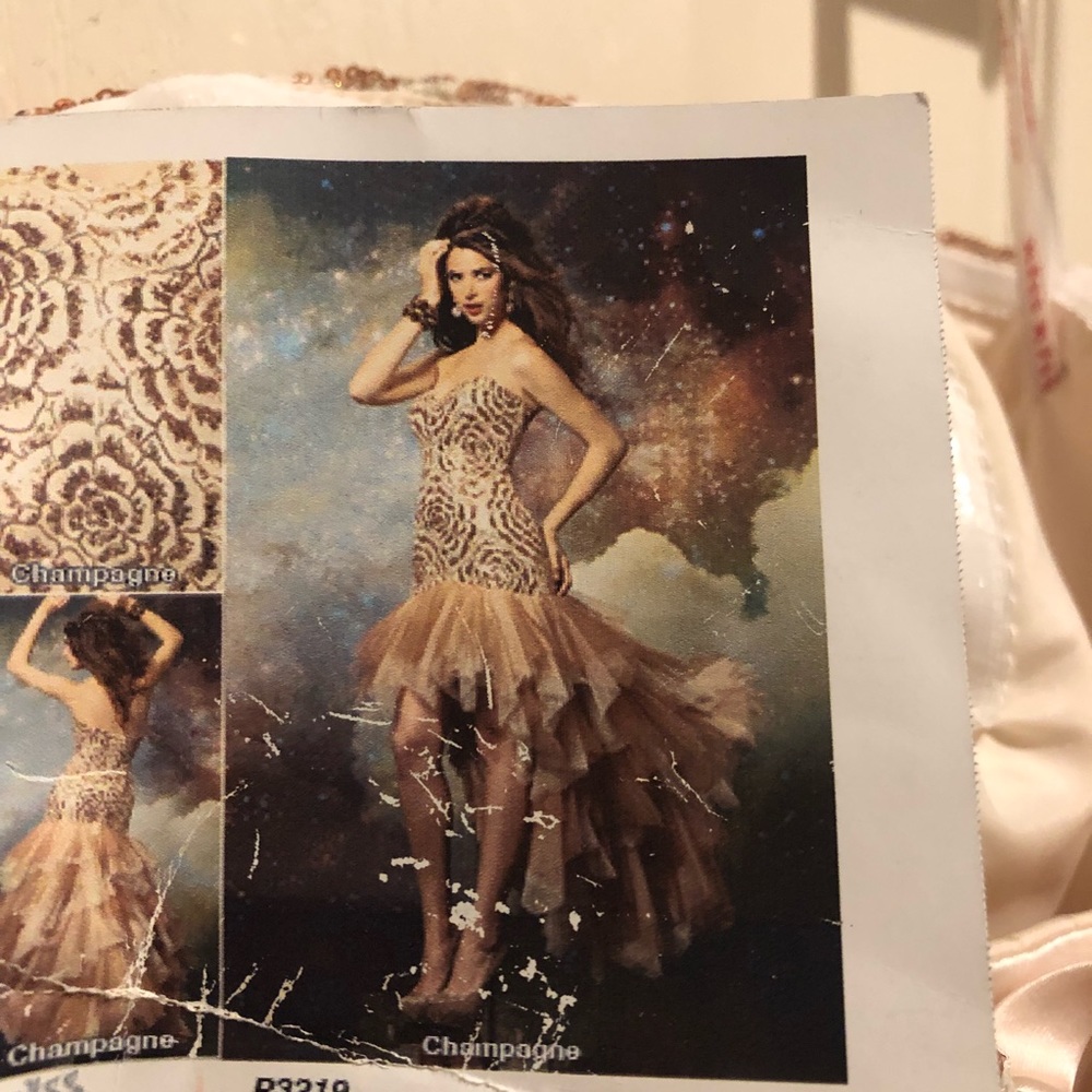 Maria’s Bridal Kiss Kiss High Low formal dress